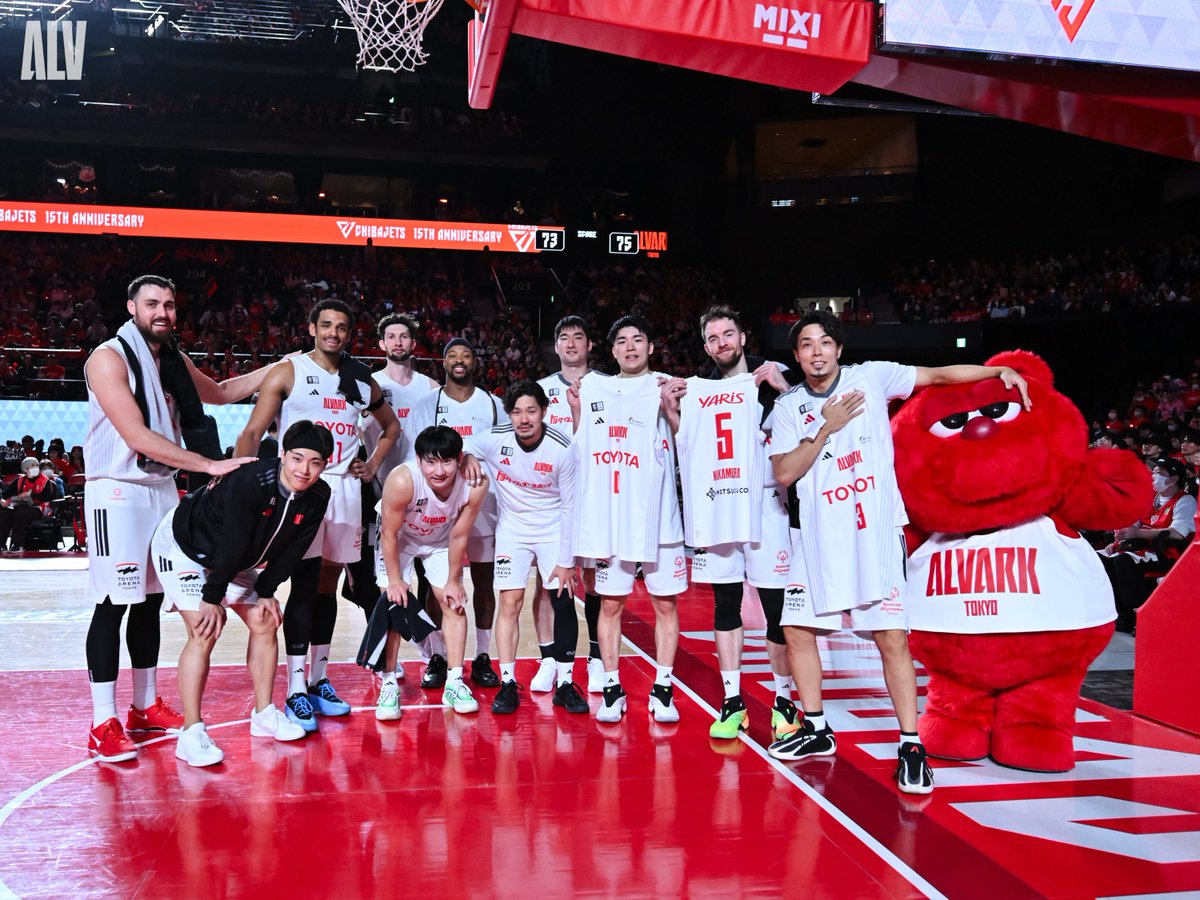Team❤️‍🔥 0 3 5
#アルバルク東京 #GRITUP #Bリーグ