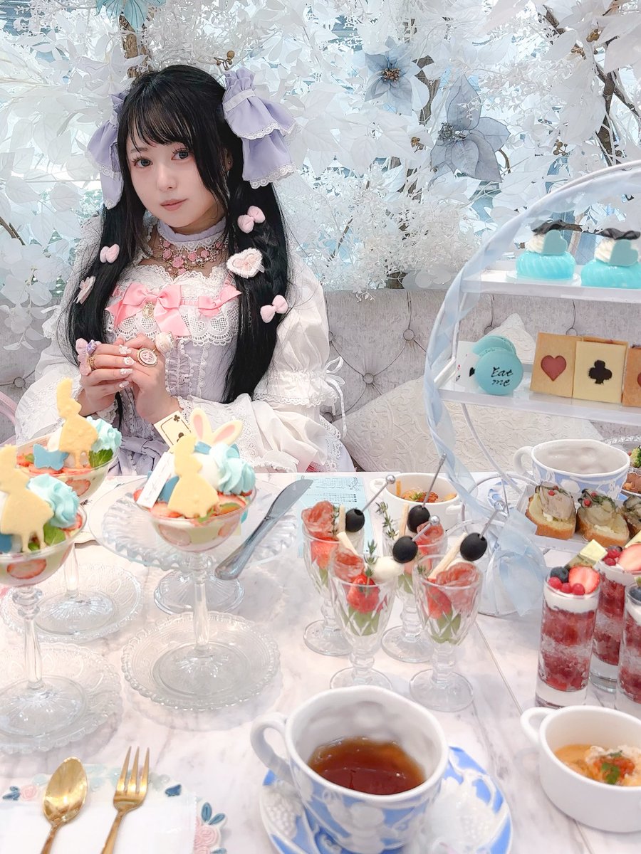 みーちゃんのお茶会に参加してきました♡いつも可愛い空間を作ってくれて本当にありがとう💓