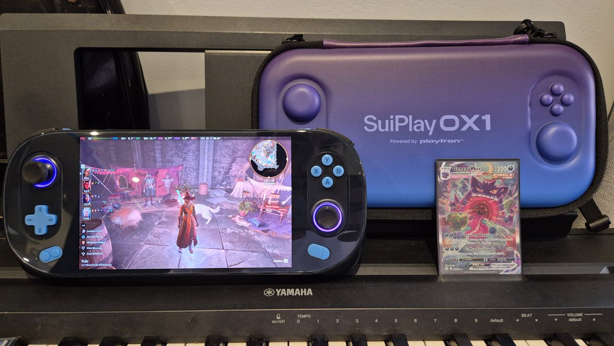 snickersfrost's tweet photo. My SuiPlay OX1 case finally arrived and I may be one of the only 8 persons excited to receive it!

My SuiPlay OX1 is a beast! If you're a hardcore gamer like me but is always on the go, instead of getting the latest handheld PC, you have to get one of these! (BG3 @ 60fps) 🎮 https://t.co/6Dec5mPV0M