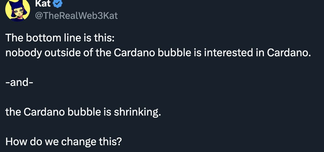 Does the Cardano bubble not know what <a href="/IagonOfficial/">Iagon</a>  has been working on, in the past few years?

After partnering with Würth Group in 2024, we brought them to Cardano summit in Berlin in 2025 to showcase them the ecosystem. We are building a solution with them using Cardano.