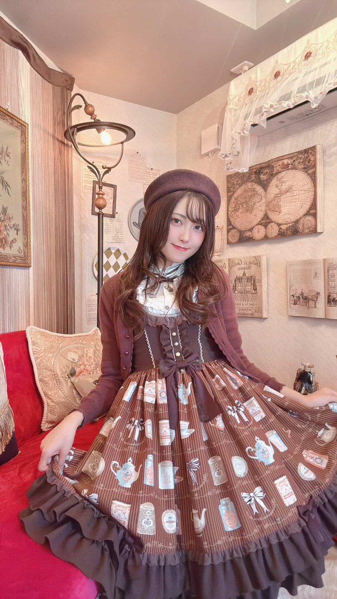 いつも可愛いモデルのるりか（<a href="/22RuriCat_46/">るりか❦3/14(土)、3/15(日)大阪遠征</a> ）さん♪

今回はバレンタイン意識したチョコレートカラーのコーデで撮影を楽しんで頂きました🤎こちらのコーデはidearoでレンタル可能です♪

#ロリータ体験 #ロリィタ #撮影スタジオ
#バレンタイン #チョコレートカラー
#可愛いは正義