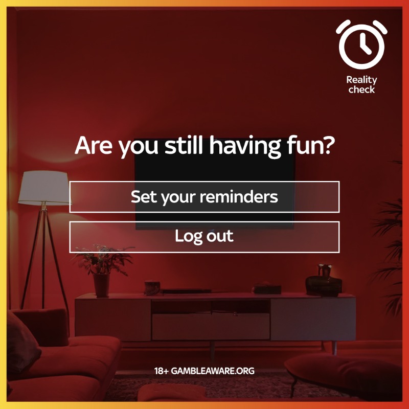 skyvegas's tweet photo. Just like a boxset you enjoy, sometimes it’s good to take a break ⏰
With our Reality Check tool, you can set your own handy reminders… whether that’s every 20 minutes or up to 2 hours ⏳🎰
Tap to find out more👇
@TakeTimeThinkUK #taketimetothinkuk
