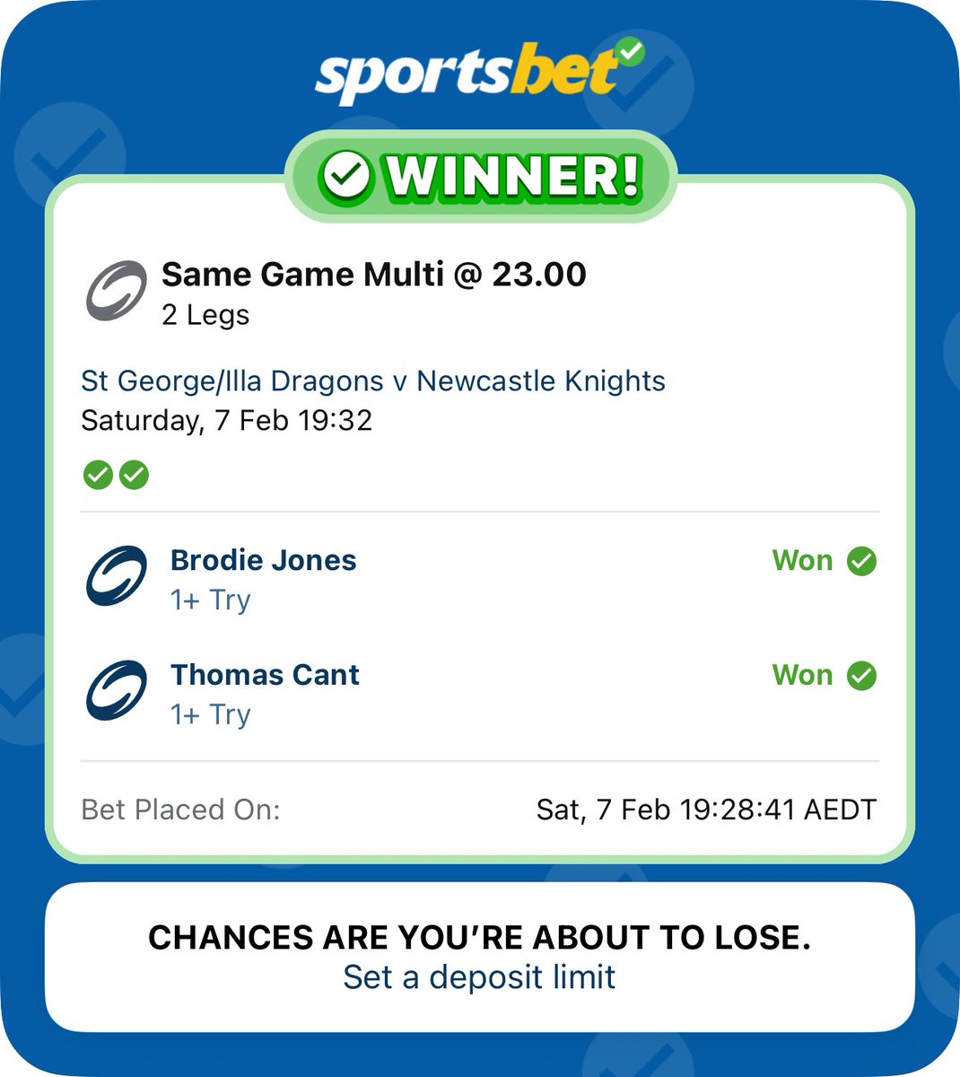 BANGGG. Nice start to the footy 👀 
If you haven’t joined the discord yet make sure you come through, sporting chat all day every day.
