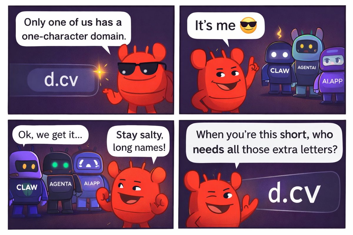 DdotCV's tweet image. hey 🦞