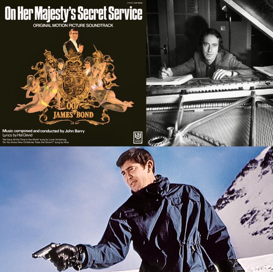 SpyHards's tweet image. On this day, in 1970, John Barry’s score for ON HER MAJESTY’S SECRET SERVICE hit the charts at an insanely low 103rd place, but has since gone on to be considered one of John Barry’s greatest works…

But which #JamesBond score have you listened to the most?