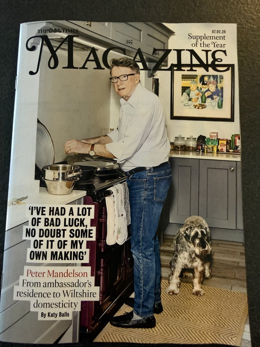 enders1's tweet photo. Just a normal bloke doing normal things 🤦‍♂️shameful cover of the @thetimes magazine today .. editors need to make better choices #MandelsonEpstein #thetimes https://t.co/FixBZhrSiZ
