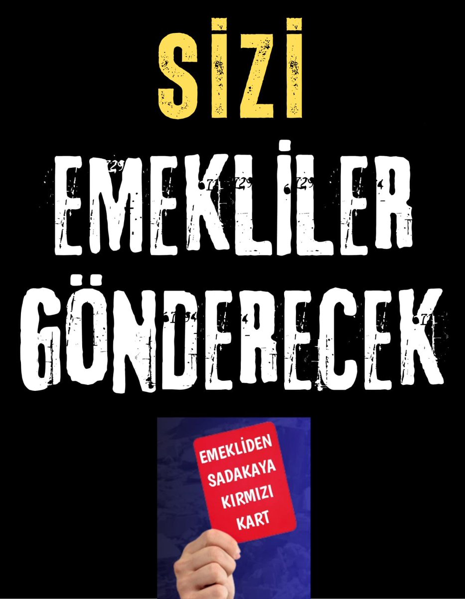 Masal84403021's tweet photo. Sn @RTErdogan sizin HAFIZAnızda yer eden suspus Emekli profili GERİDE kaldı ve artık Emekliler OKUYOR,ARAŞTIRIYOR,DÜNYAYI takip ediyor.HEPSİ HAKLARINI ÇOK İYİ BİLİYOR

Bu sebepten dolayı Emeklileri YOK SAYAMAZSINIZ📌

#EmekliSandığınEfendisidir
#5000KısmiyeYasaEfendiler
@Akparti https://t.co/x9tNgYbT5U