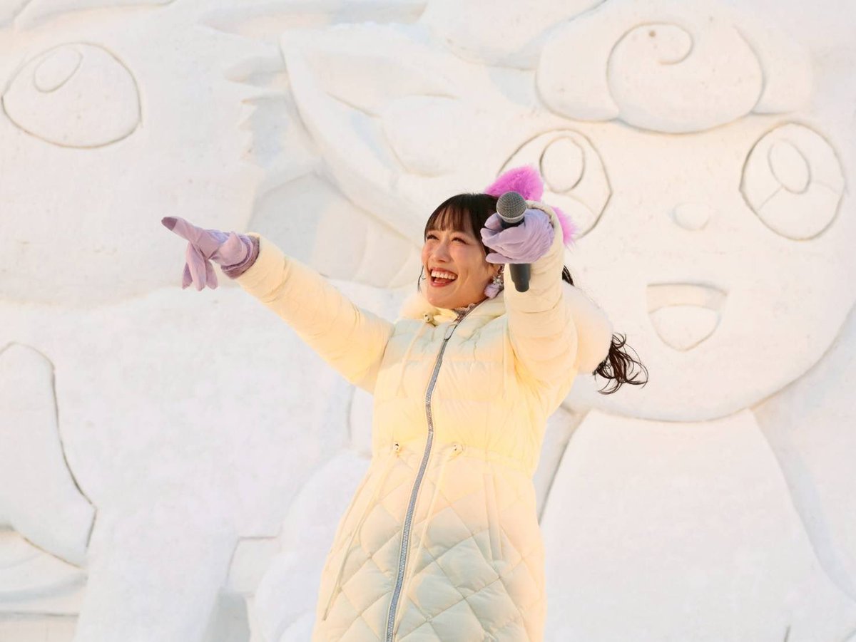 #高城れに 出演☃️
「第67回旭川冬まつり」ありがとうございました💜

予報とは裏腹にお天気にも恵まれ
キレイな夕日とたくさんの声援で
とても楽しいステージとなりました⛄️✨️

お越しくださった方、遠くから応援していただいた方、皆さんありがとうございました！

#ももクロ