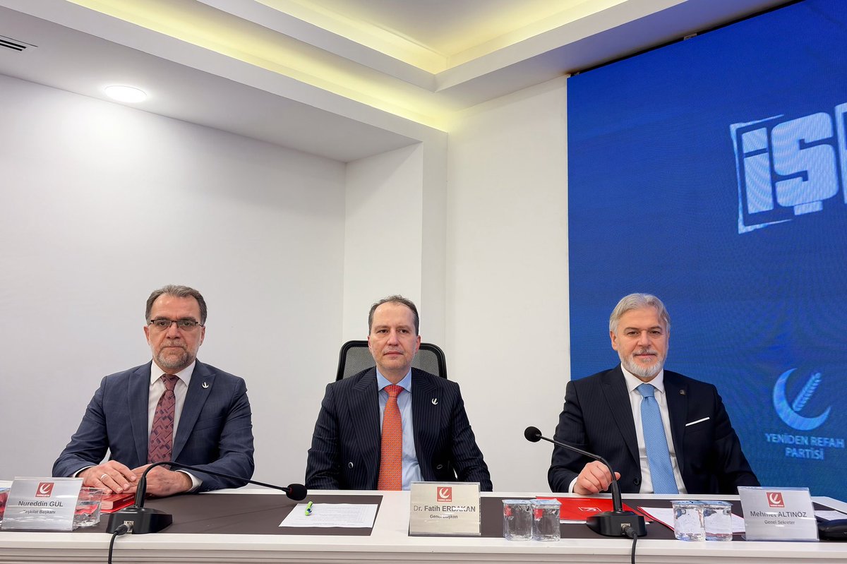 Genel Başkanımız Dr. Fatih Erbakan’ın başkanlığında, MKYK, YDK, İl Başkanları ve İl Sorumluları toplantısı gerçekleştiriliyor.