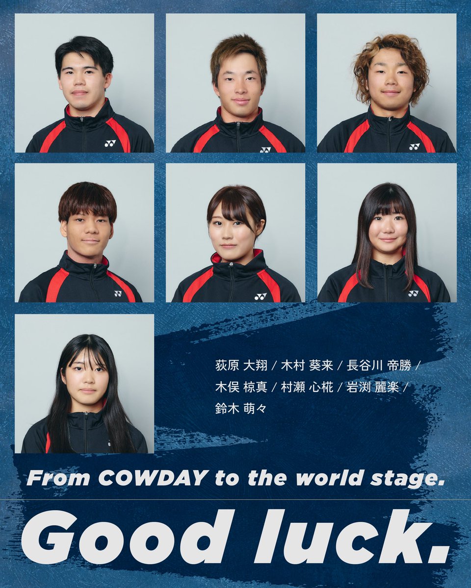 COWDAY2021's tweet photo. COWDAYで活躍してくれ��選手たちが世界へ羽ばたきます!🏂
Go for it! 🔥
#COWDAY
#COWDAYSLOPE2026
#スノーボード https://t.co/IJ9sC6xtzS