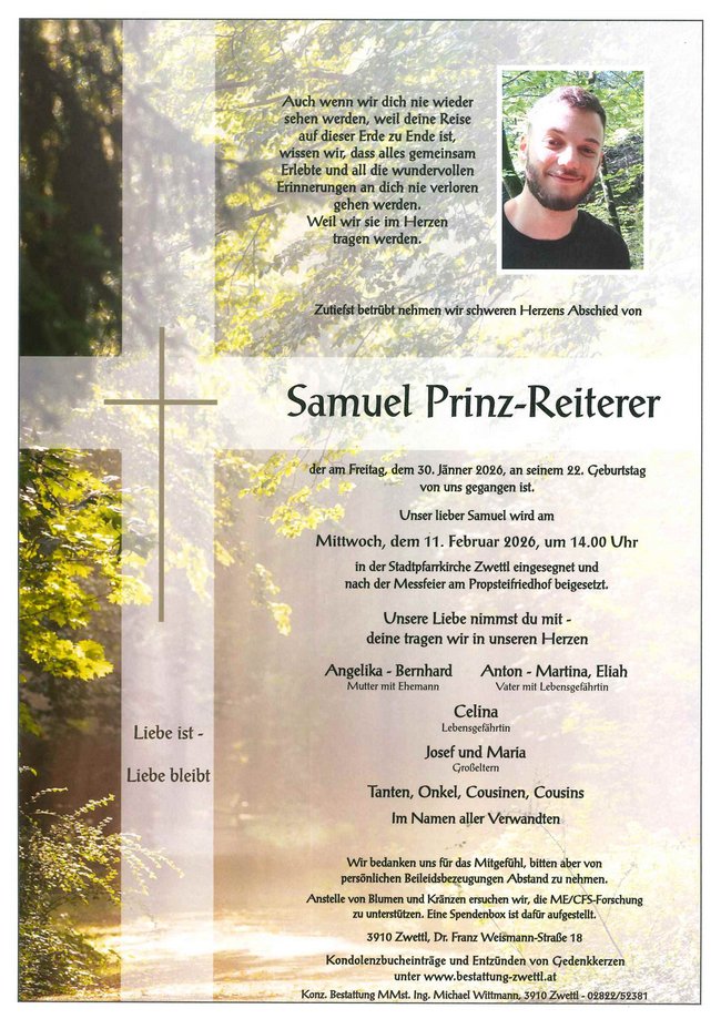🕯️#RIP Samuel Prinz-Reiterer🪦