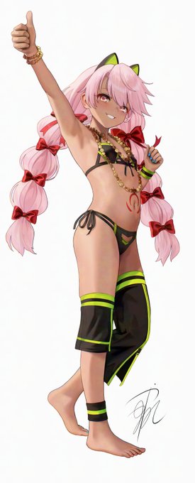 水着クロエ描けた 