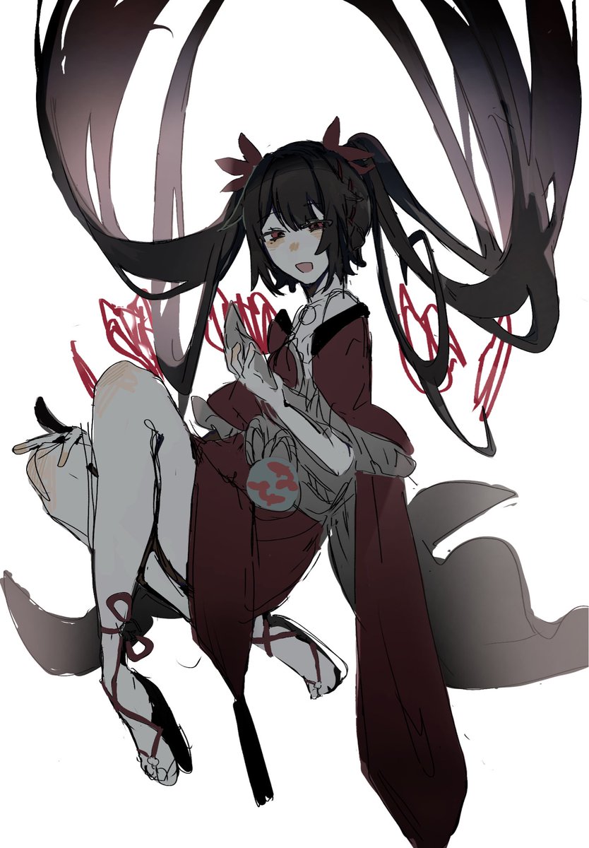 まだ忙しくて絵が完成しないので、
少し前描いたやつ🙇