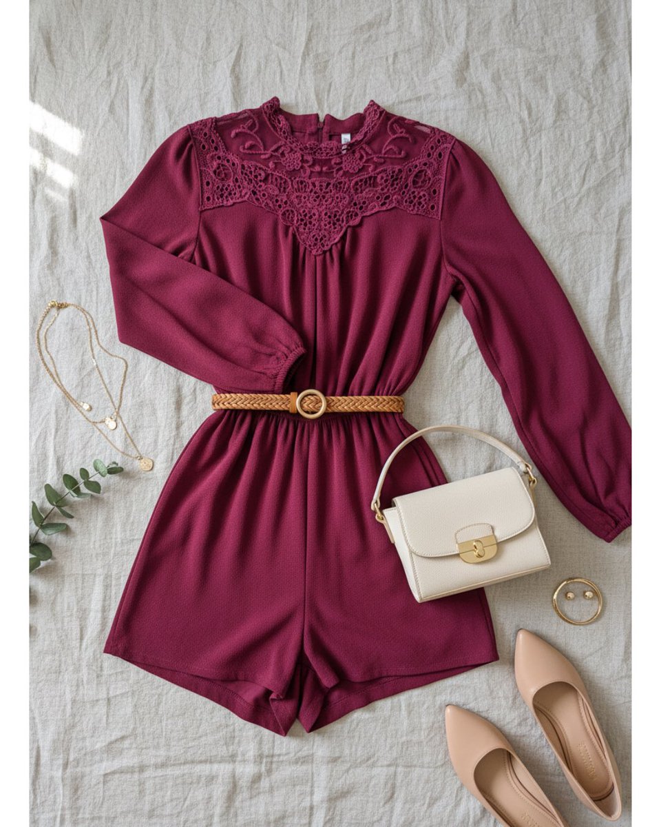 JubieCloset's tweet photo. Burgundy moment ✨🍷
Xhilaration Burgundy Lace Romper, Size Medium. Feminine lace details, flattering fit, and effortlessly put-together vibes. Worn once, excellent condition 🤍

Available now in my Poshmark shop 🛍️
#JubieCreative #PoshFinds #JubieCloset #FallFits 🍂🪞 https://t.co/UeXv9uZcw9