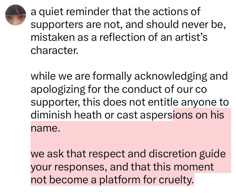 arweniio's tweet image. don’t weaponize this moment, everyone :)