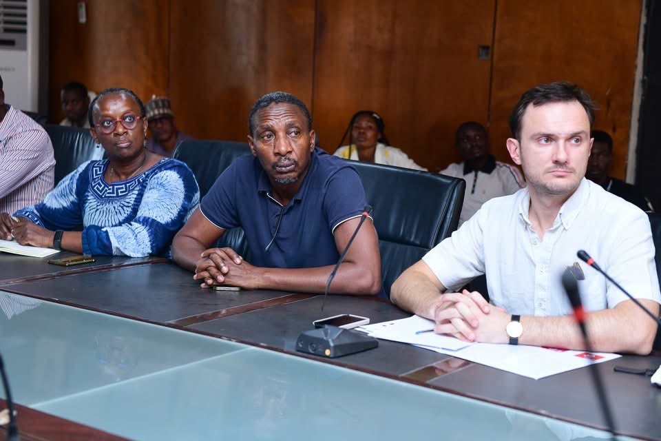 EUinNigeria's tweet photo. In Maiduguri, through our #LACHAWAMA (Lake Chad Water Management) programme, we explored opportunities with the Lake Chad Basin Authority to strengthen water governance, improve infrastructure, and build local capacity. #EUinNigeria #TeamEurope #GlobalGateway https://t.co/lXWthiRqhM