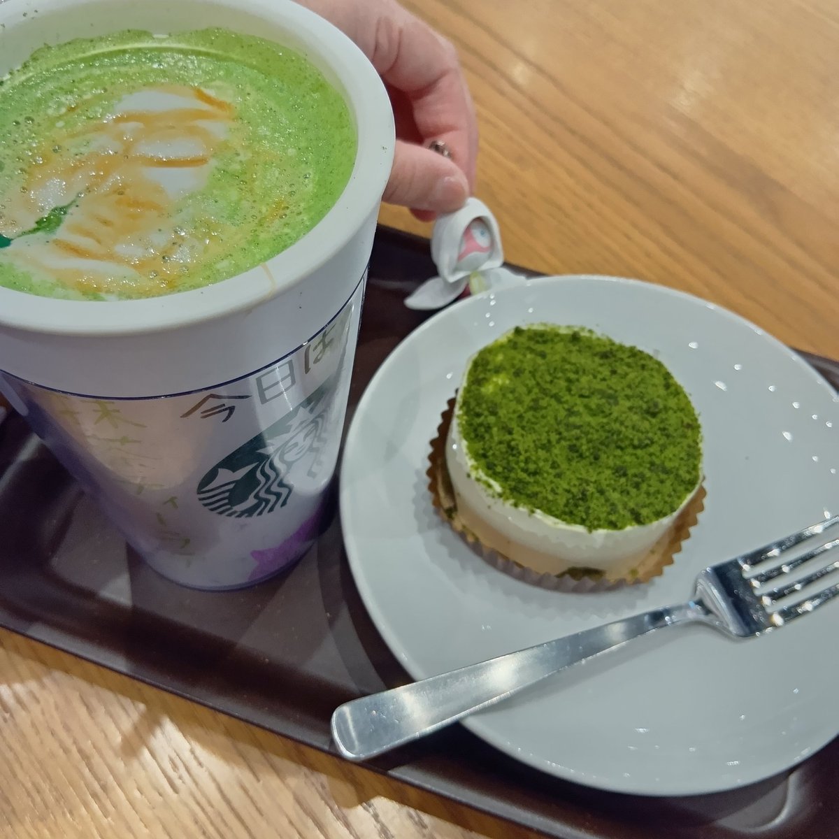 昨日の抹茶の日のリベンジ←