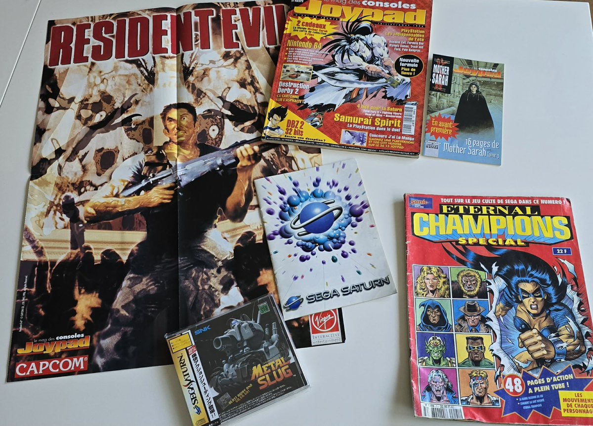 Réception des colis de la semaine :D 
#sega #retrogaming #segasaturn #joypad #eternalchampions