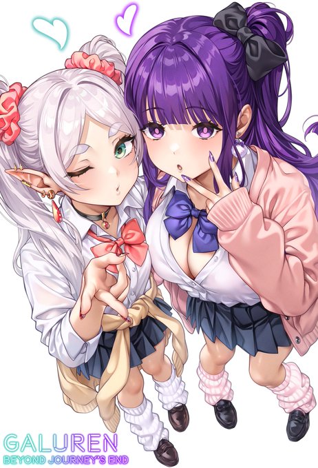 🤍葬送のギャルーレン💜
 #フリーレン #frieren 