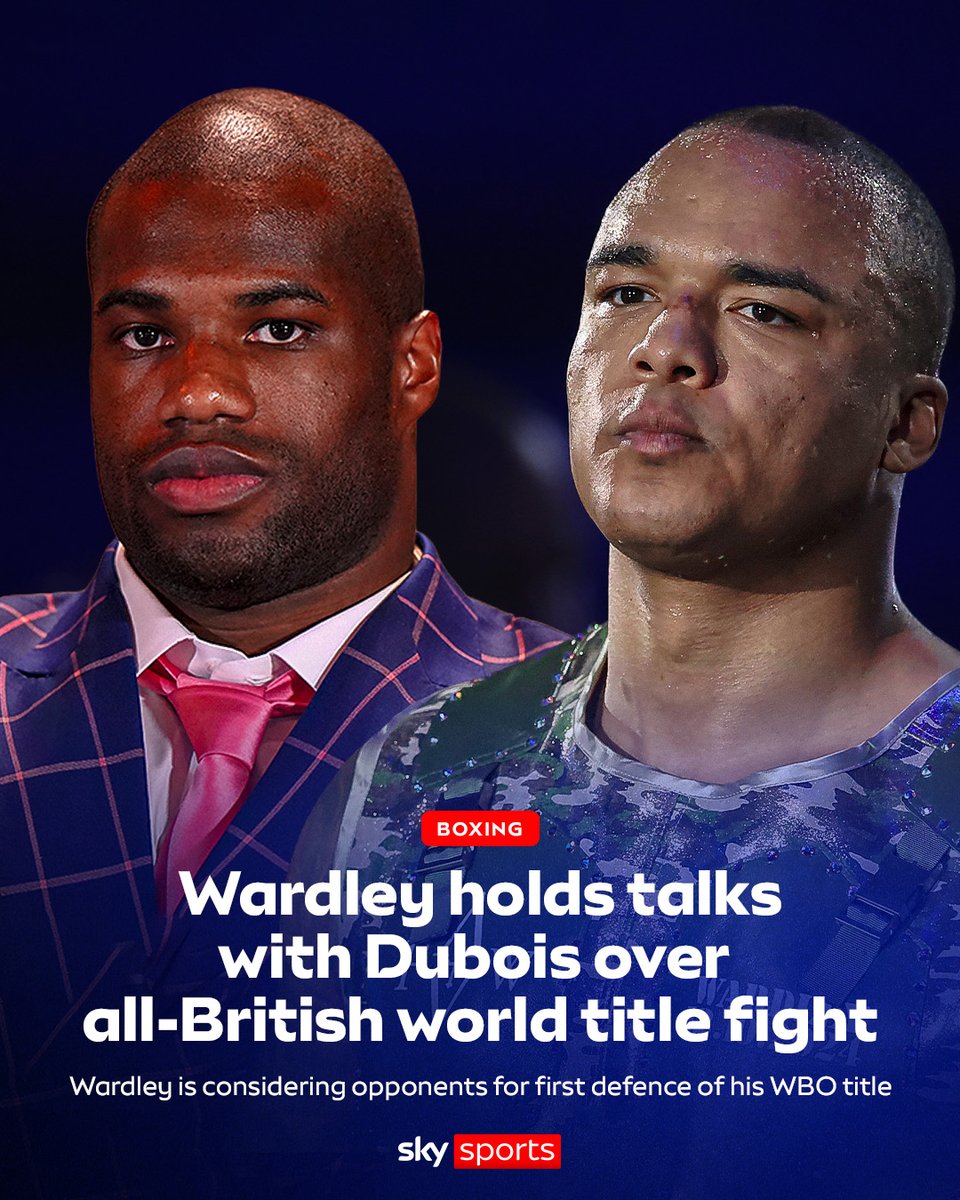 SkySportsBoxing's tweet photo. Fabio Wardley's team have held talks about a potential WBO world heavyweight title defence against Daniel Dubois 🚨🗣️ https://t.co/VwU0R1YRnm