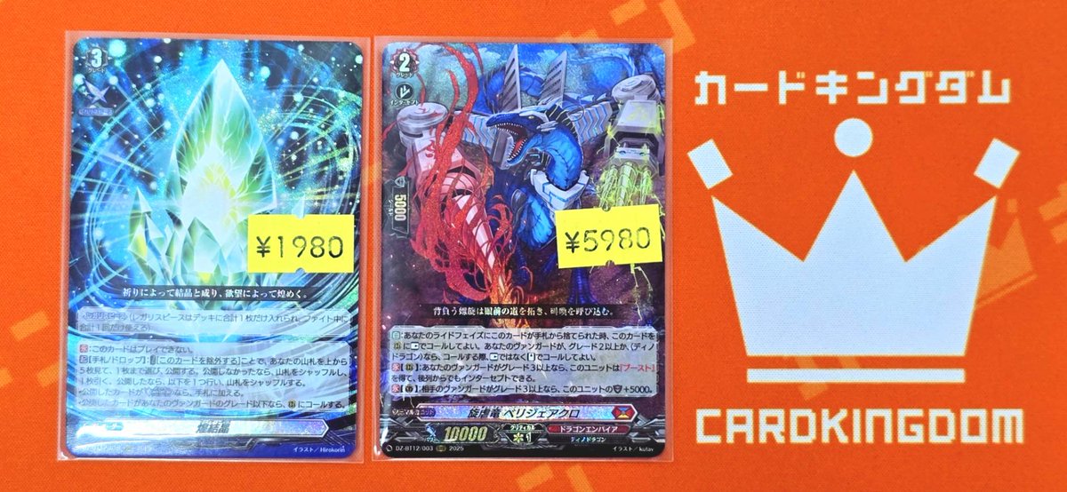 ヴァンガード】 ブースターパック「冥淵葬空」の大人気カード✨ RRR