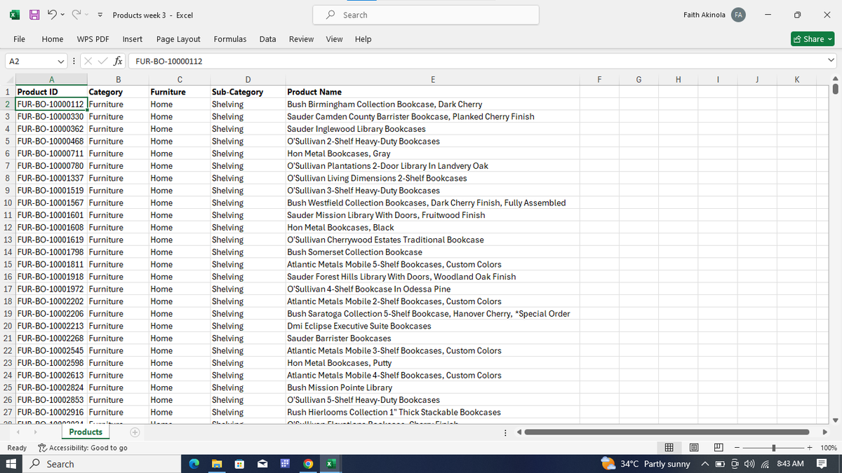 olasubomi287's tweet photo. Week 3 of Excel for Data Analysis
Worked on Excel data cleaning, IF functions, XLOOKUP, and conditional formatting using real datasets. Learning how to turn raw data into insights 📊
@TDataImmersed 
@DabereNnamani 
@JudeRaji_ 
@msexcel 
#TDI https://t.co/cJW3Nfz2vh