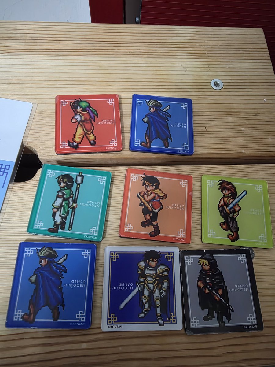 セリアさんにお願いていた、幻想水滸伝のアクスタと、マグネット届き