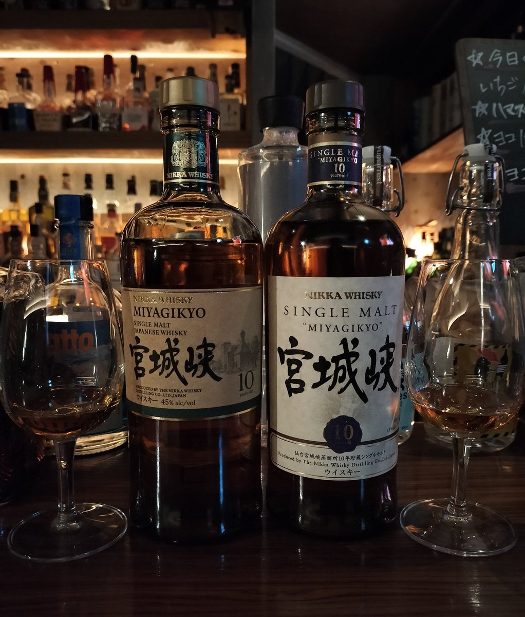 Snaker198802's tweet photo. 新旧🥃結構違うけどシェリー要素が肝なのかなー😋新は経時の変化も気になる😏 https://t.co/1hlsbuXR3B