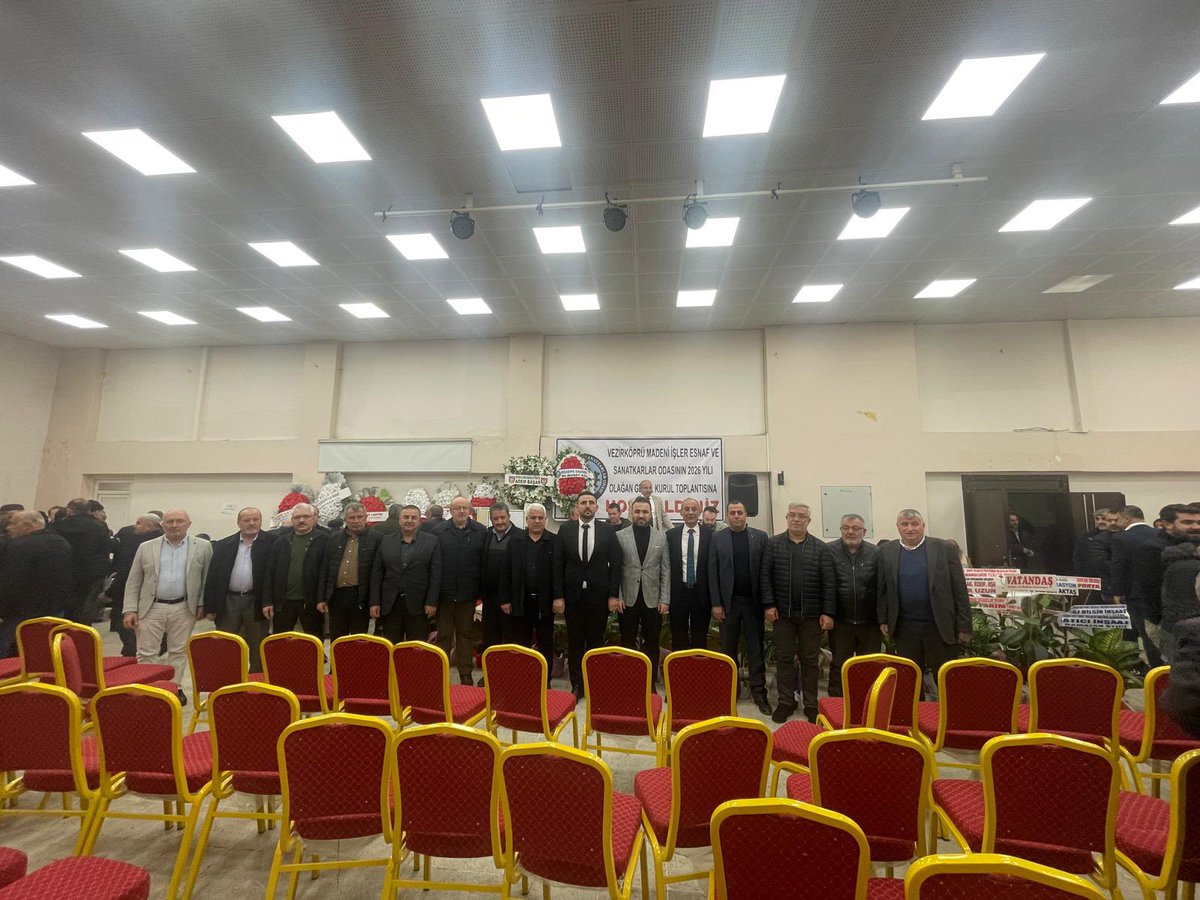 📍Vezirköprü Madeni İşler ve Esnaf Odası Başkalığı Olağan Genel Kurulu

Vezirköprü Madeni İşler ve Esnaf Odası Başkalığı Olağan Genel Kurulu’na katıldık. Gerçekleştirilen seçimlerin ilçemize ve esnaf camiamıza hayırlı olmasını diliyorum.