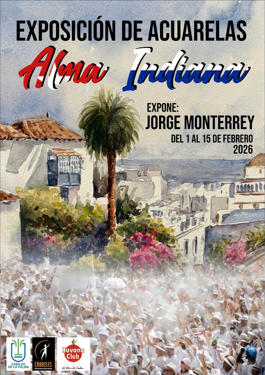 La Sala O’Daly del Cabildo acoge la exposición ‘Alma indiana’, de Jorge Monterrey #lapalma #canarias #noticias #eltime #patrimonio #cultura eltime.es/cultura/56911-…