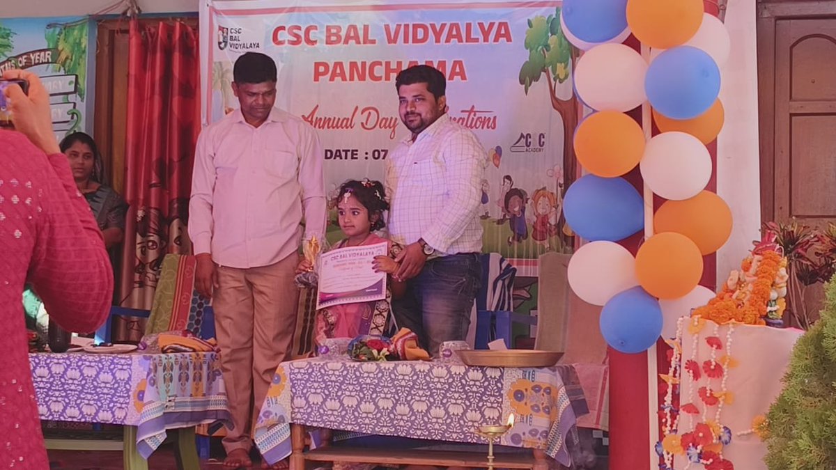 CSCSPVGANJAM's tweet photo. The Annual Day at Panchama’s CSC Bal Vidyalaya was a grand success!
A huge thank you to DM Ganjam, Shri Amit Sir, and other Official for encouraging our students with his presence. The future of Rangailunda looks bright! #cscbalvidyalaya @CSCegov_ @MohdRiaz0 @OdishaSpv #ganjam https://t.co/TtUWdTriMr
