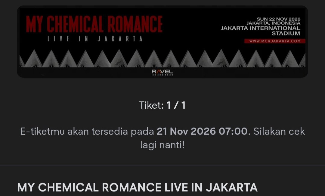 Devi REVIVE THE BLACK PARADE CELEBRATION!❤︎⁠🐦‍⬛ tweet media