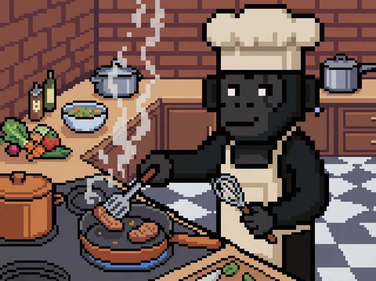 market down bad but we still cooking 🧑‍🍳

still adding some wallets on the gtd free mint list

- just rt and drop wallet 🍌