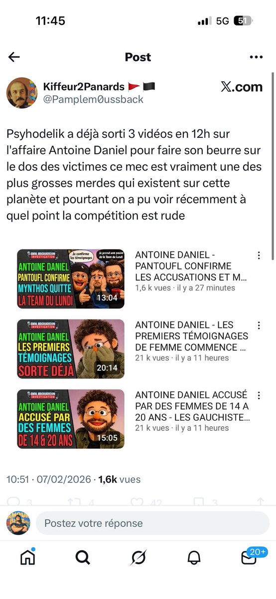 La pression des gauchistes pour réduire au silence la parole des victimes. Et harcèle et insulte ceux qui la diffuse. 

Comme d’hab changez rien. Lol