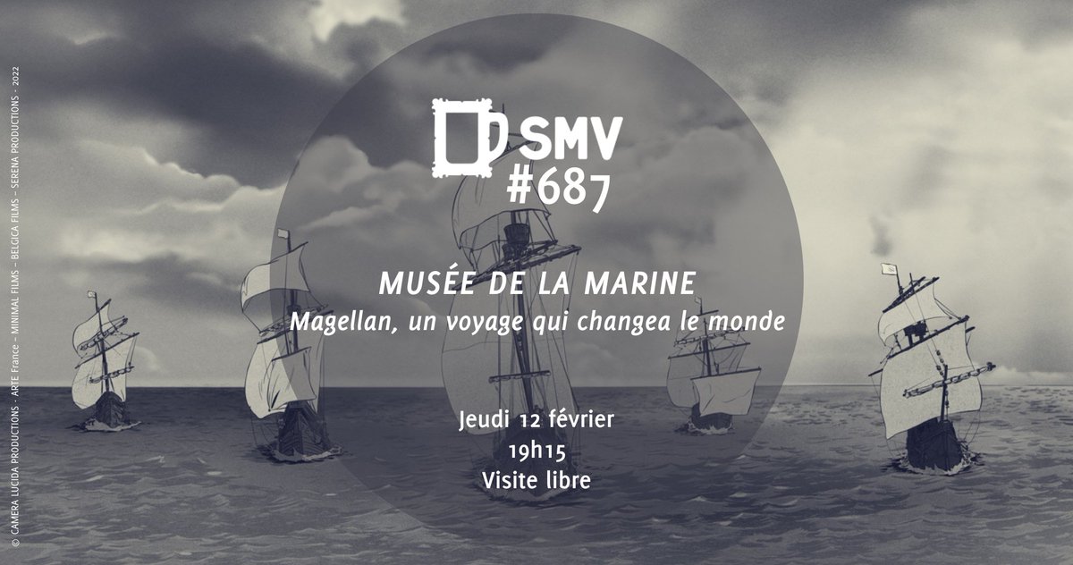 [#SMV687] 📆 #Avosagendas
Le jeudi 12 février, nous vous emmenons naviguer au <a href="/museemarine/">Musée national de la Marine</a> avec l’exposition “#Magellan, un voyage qui changea le monde” !
🔎+ d’infos : fb.me/e/6ZWR2n4JW
#ExpositionImmersive #MuseeMarine #Exploration #UgoBienvenu #OdysséeDeMagellan