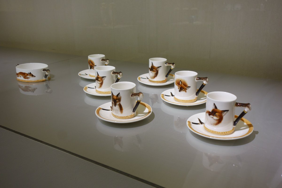 企画展のティーカップ・メリーゴーラウンド 撮影可SNS可なのでいろいろ