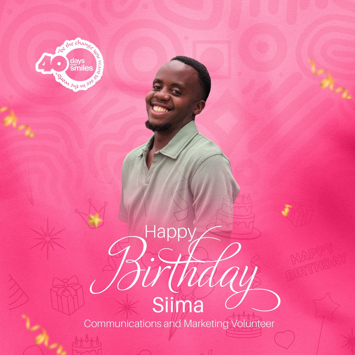 40days_40smiles's tweet image. Happy birthday Siima.🎉

#4040birthday