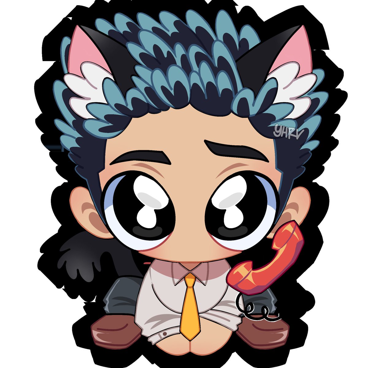 dannylongdan's tweet image. Imagine you give him shit for not picking up so he looks at you like this. Saw this as a YCH offer and couldn't resist!!! Thinking of turning him into a personal keychain for my ita bag hehe

Art by Yhrv (FB)
[#jeanloo #jeanloopissoir #dateeverything]