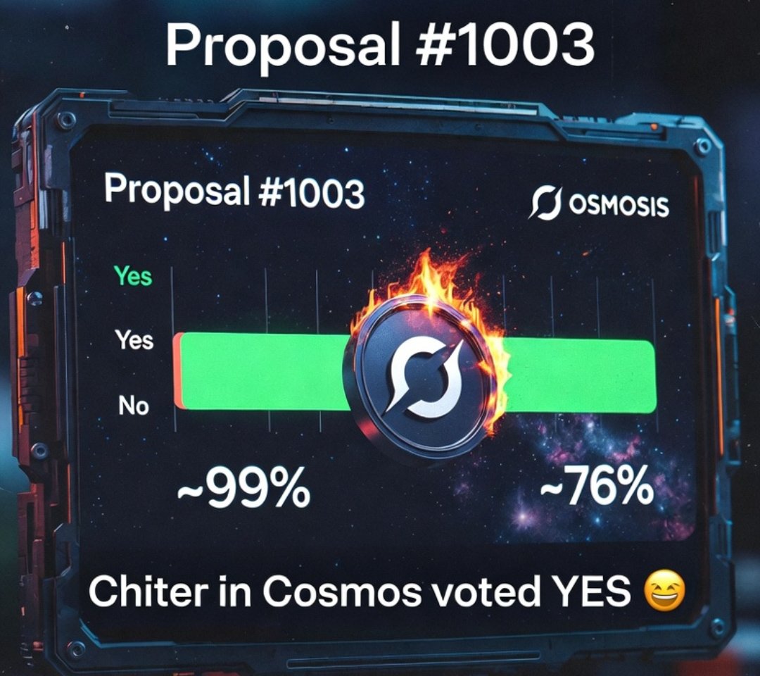 Chiter in Cosmos ⚛️ tweet media