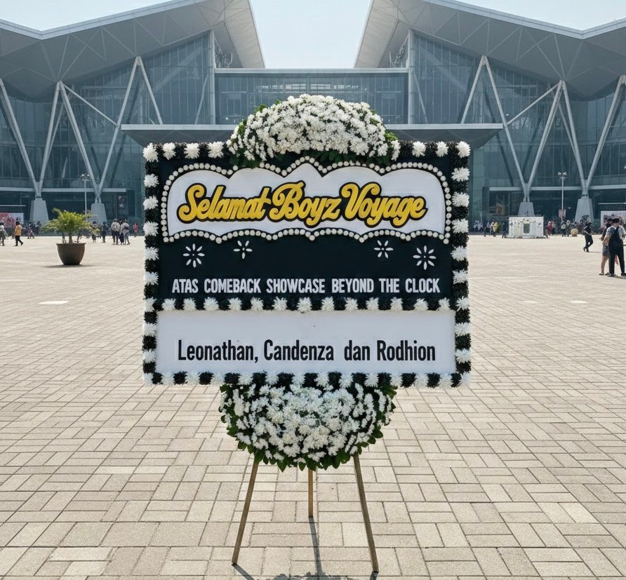 ᅠ 

Notes : "Selamat atas Comeback Showcase 𝑩𝑶𝒀𝒁 𝑽𝑶𝒀𝑨𝑮𝑬. Semangat Agam!."

ᅠ