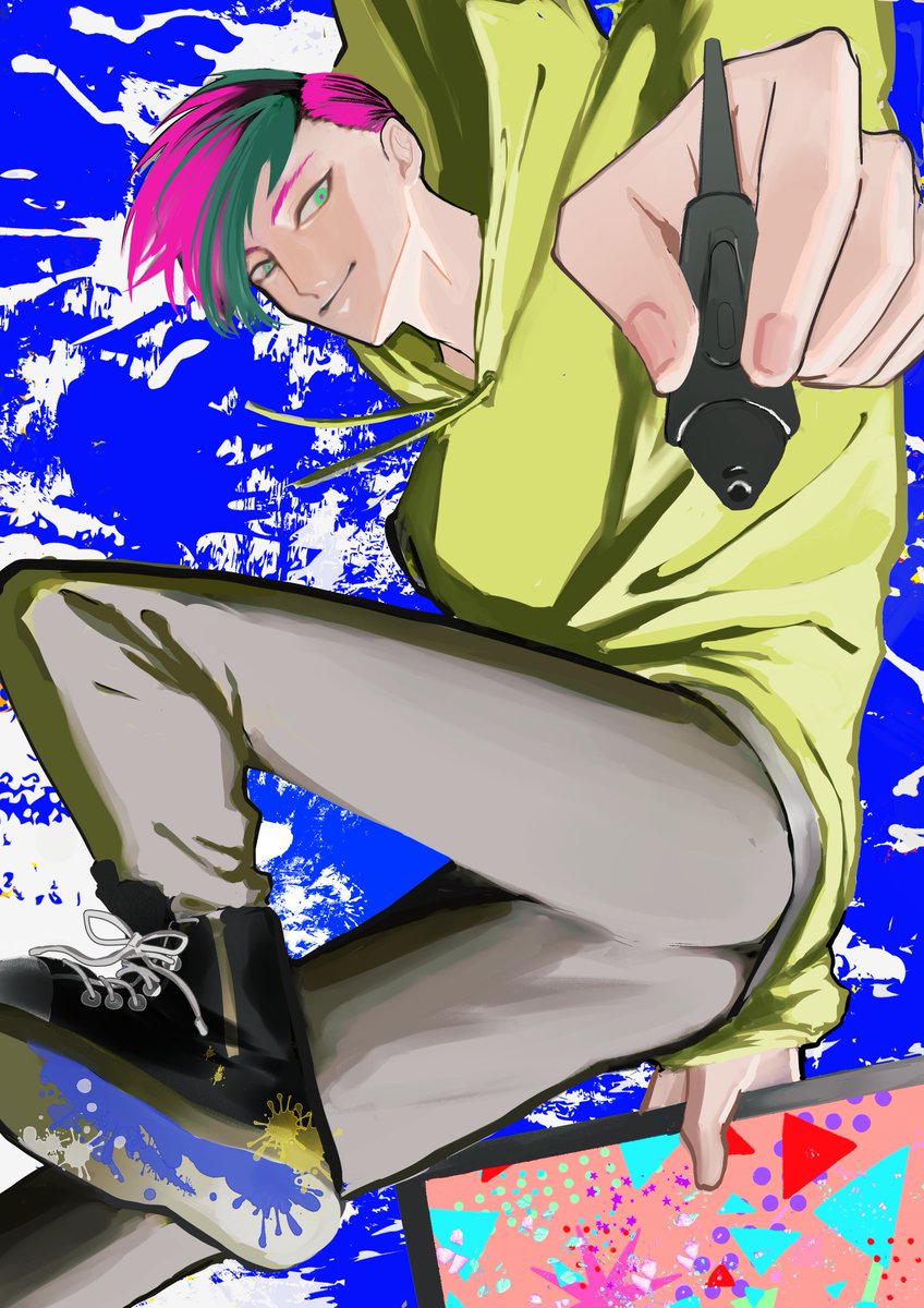 描きまくって描きまくってどんどんぶっ飛んで行け！というテーマで描きました
#DrawBEYOND #ワコムイラコン