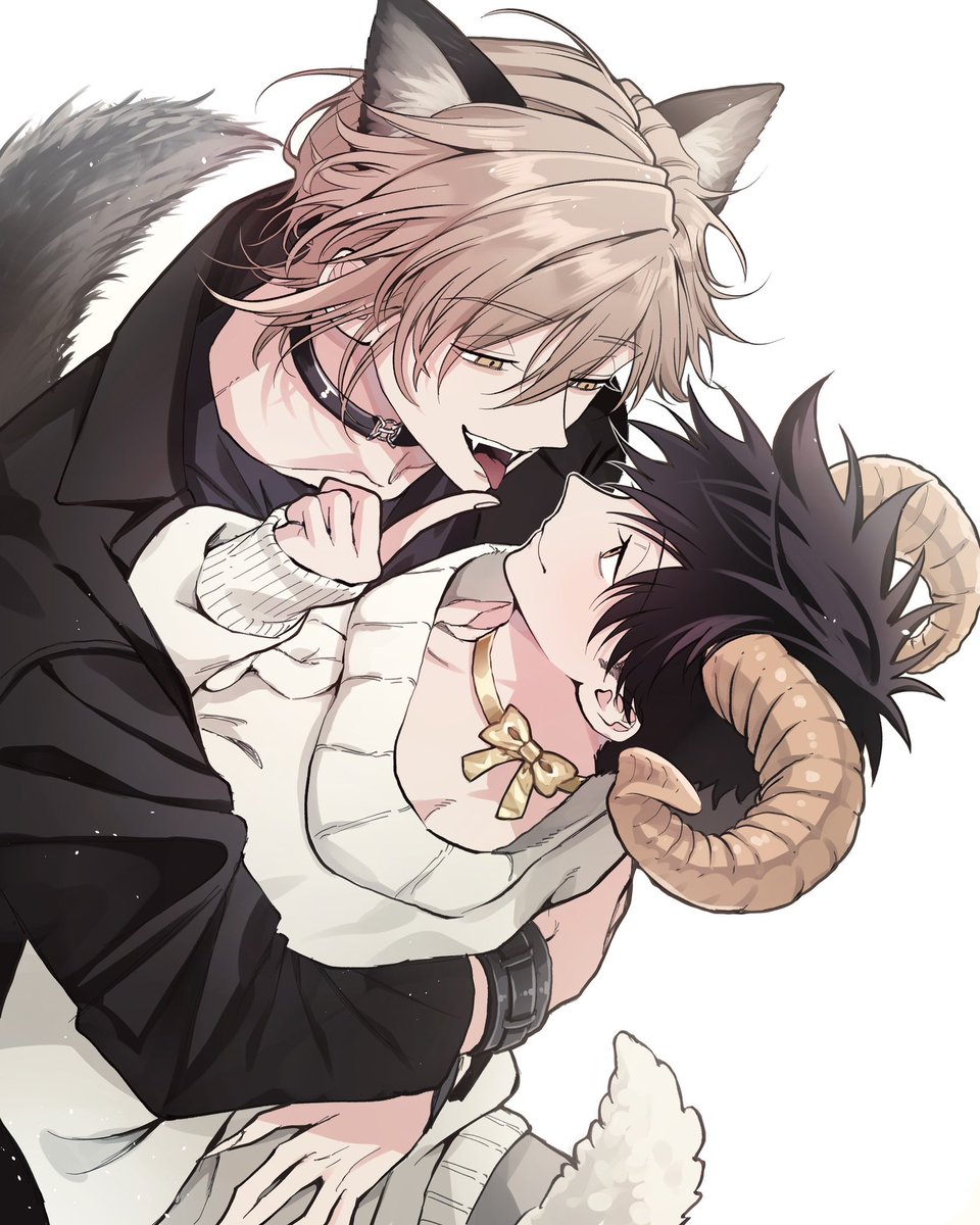 🐺🐏まだ食べちゃダメ🤍