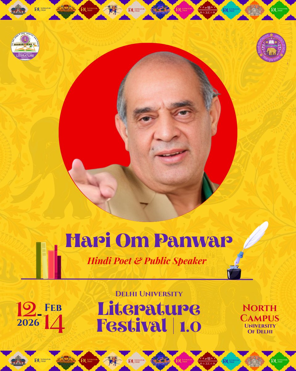 Delhi University Literature Festival tweet media