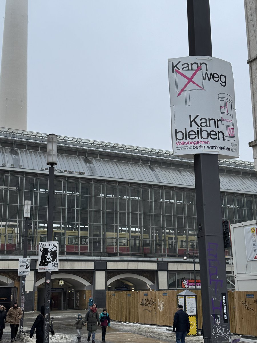 That <a href="/berlinwerbefrei/">Berlin Werbefrei</a> feels compelled to plaster advertising all over Berlin for a referendum to outlaw advertising in Berlin reflects a level of cognitive dissonance that would make even Trump scream in pain.