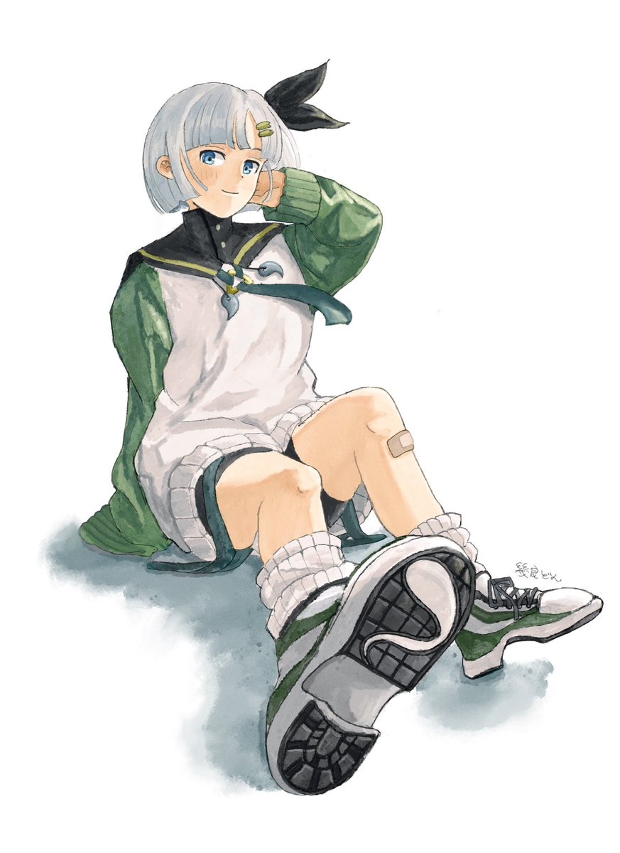 スポーティmixみょん！👻👟

ひよりさん（<a href="/Murakumo_piyoyo/">ひより</a> ）がデザインした素敵な衣装をお借りしました！ありがとうございます✨️

 #東方Project 
 #魂魄妖夢