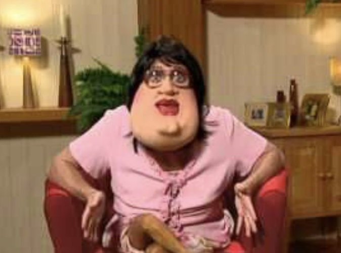 Why does she look like a character from Bo Selecta?