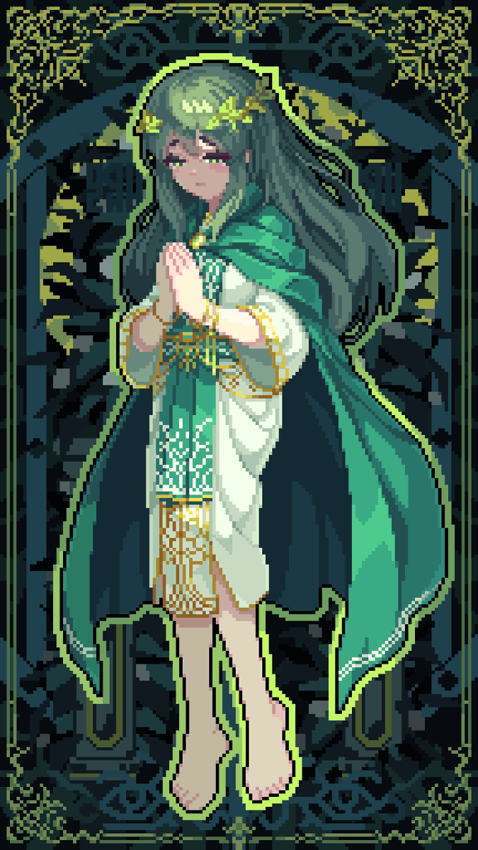 QklllCho's tweet photo. 🙏🌿✨
#PixelArt https://t.co/hMLlP2hnJ1