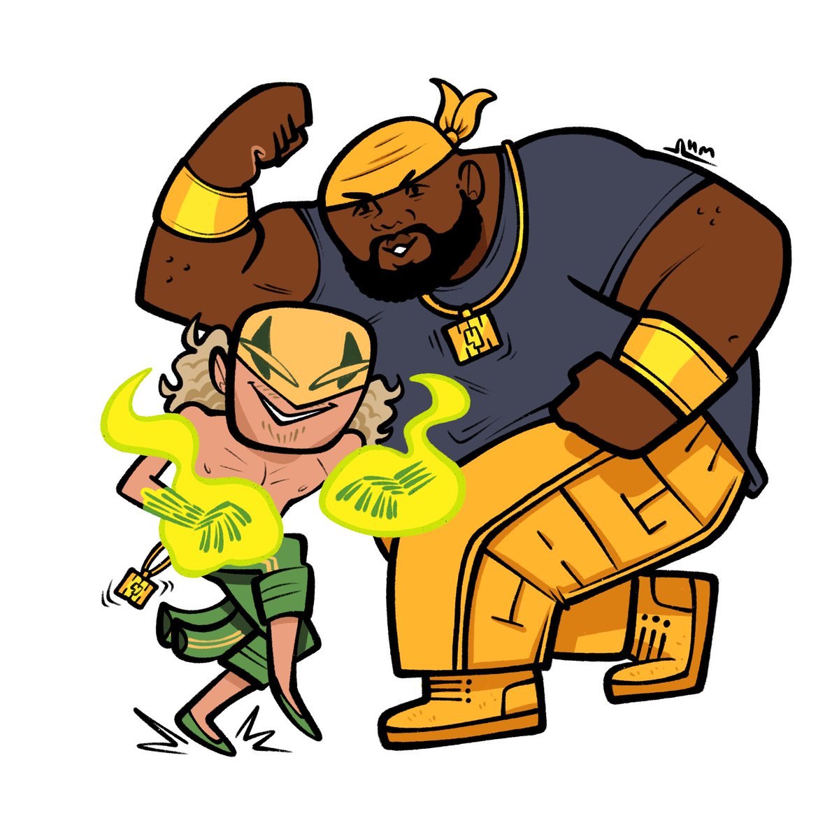 You know who to call when it all gets dire…

Dial Danny and Luke, the Heroes for Hire!