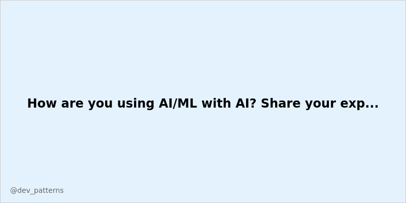 DevPatterns tweet media