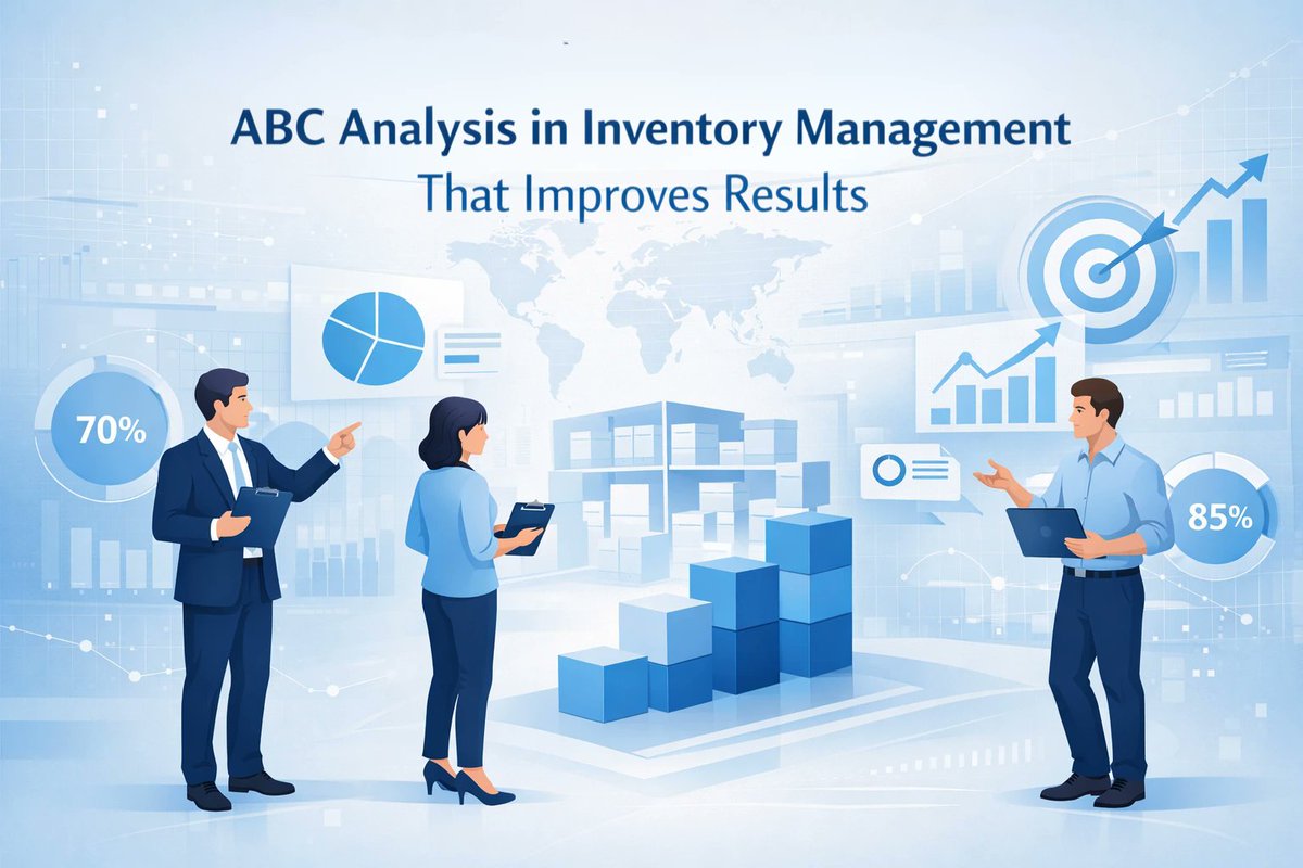 iFive_Tech's tweet photo. 📦 Managing all inventory the same way?
That’s the real risk.

ABC Analysis in Inventory Management focuses on high-value items to reduce costs and improve cash flow.

🚀 See how ERP makes ABC analysis actually work.
 👉https://t.co/8VwLSUkt0x

#ABCAnalysis #ERP #ifive #iFiveERP https://t.co/4ujBjyewWV